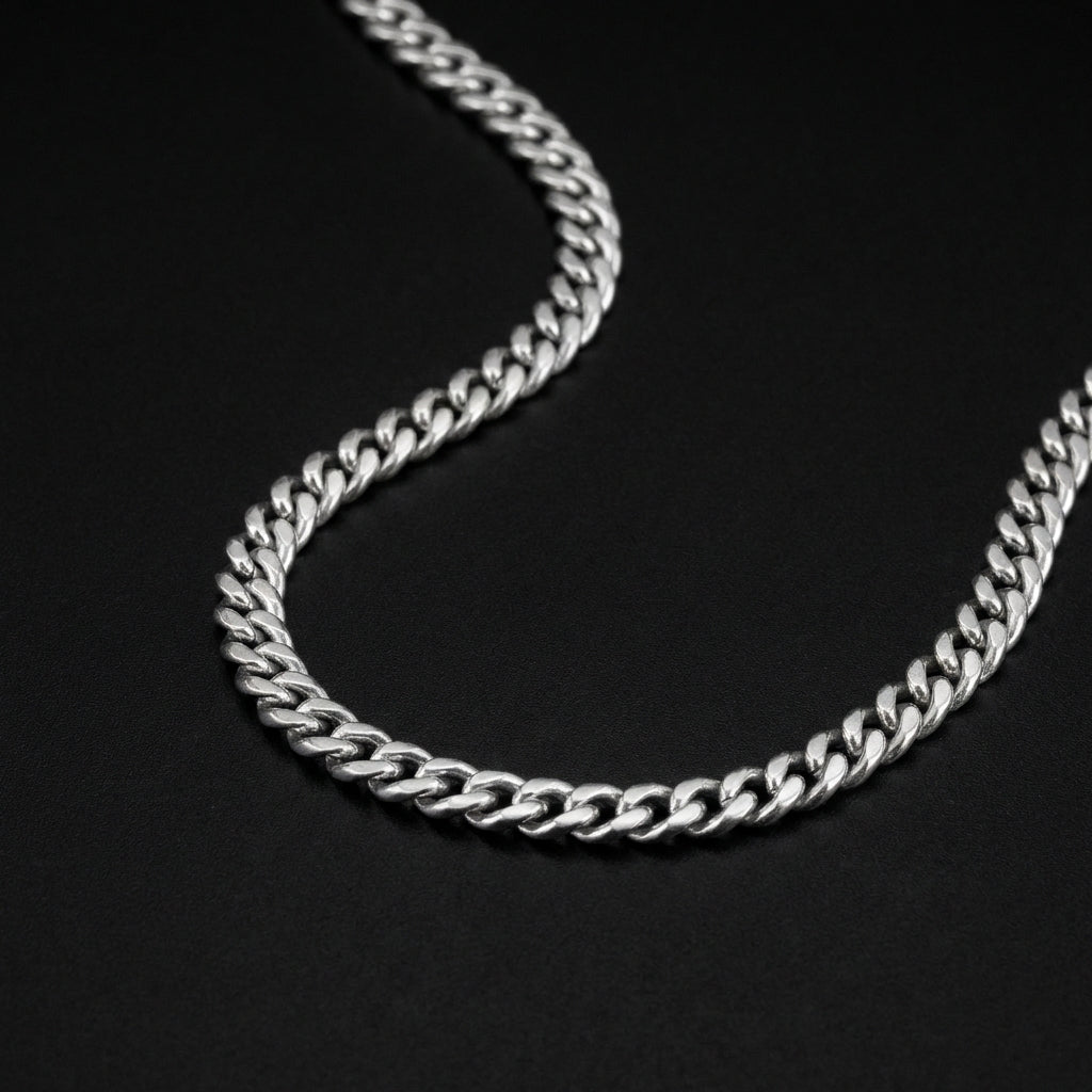 6mm Cuban Link Stainless Steel Chain