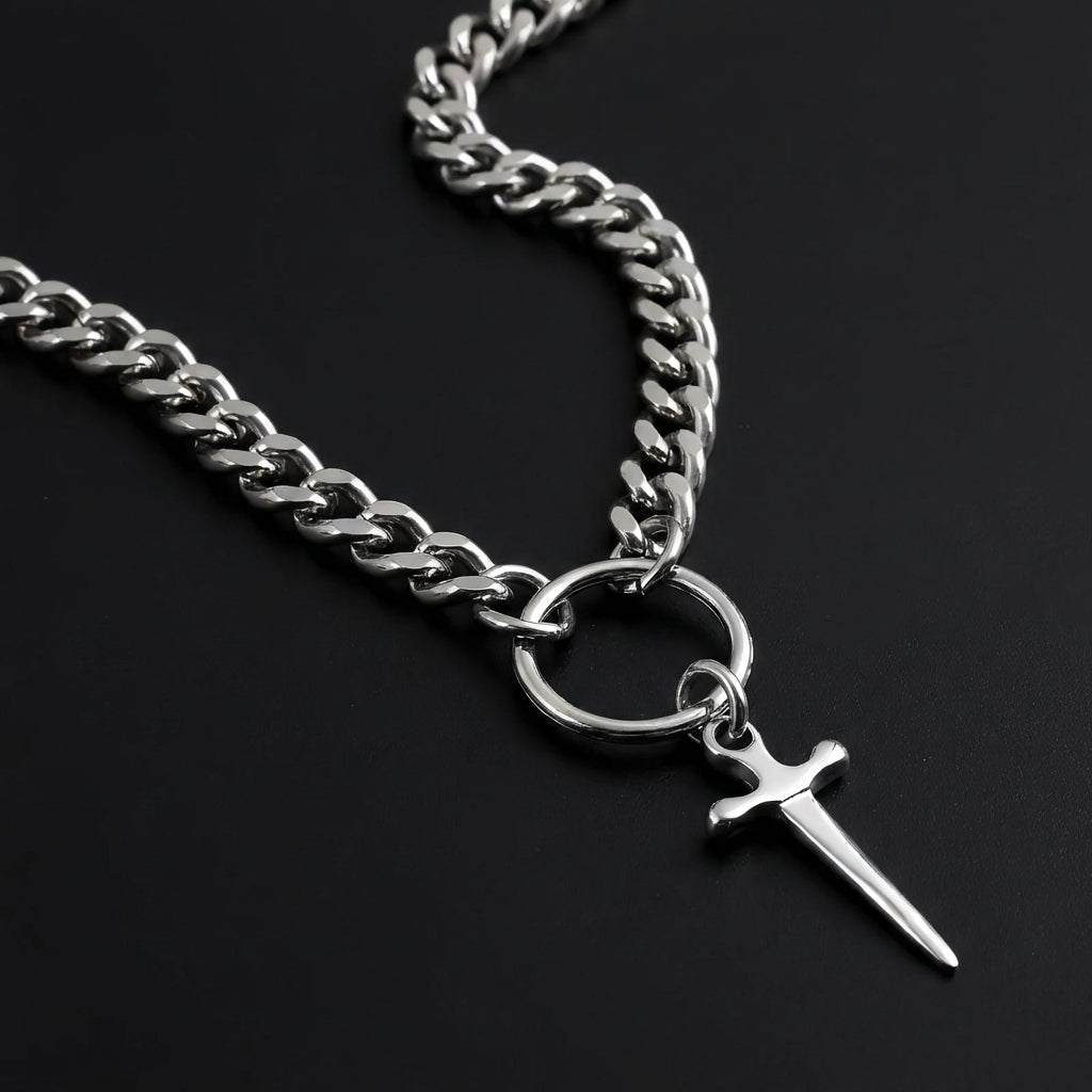 Sword & Chain Stainless Steel Choker