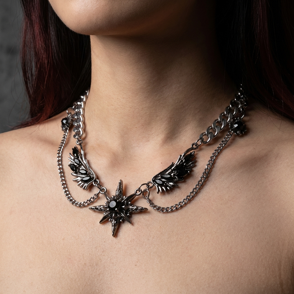 Hellstar Gothic Stainless Steel Necklace