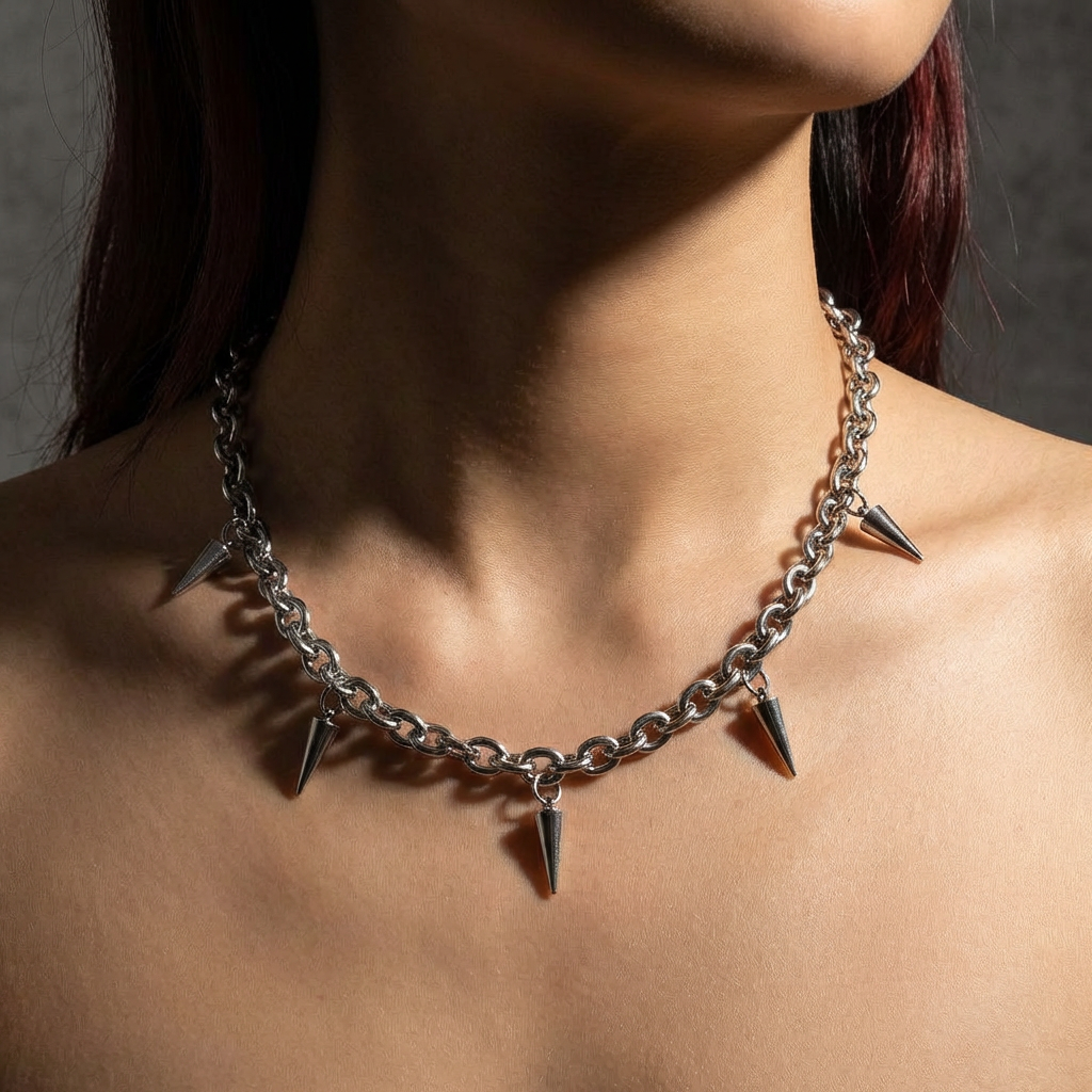 Phantom Gothic Stainless Steel Necklace