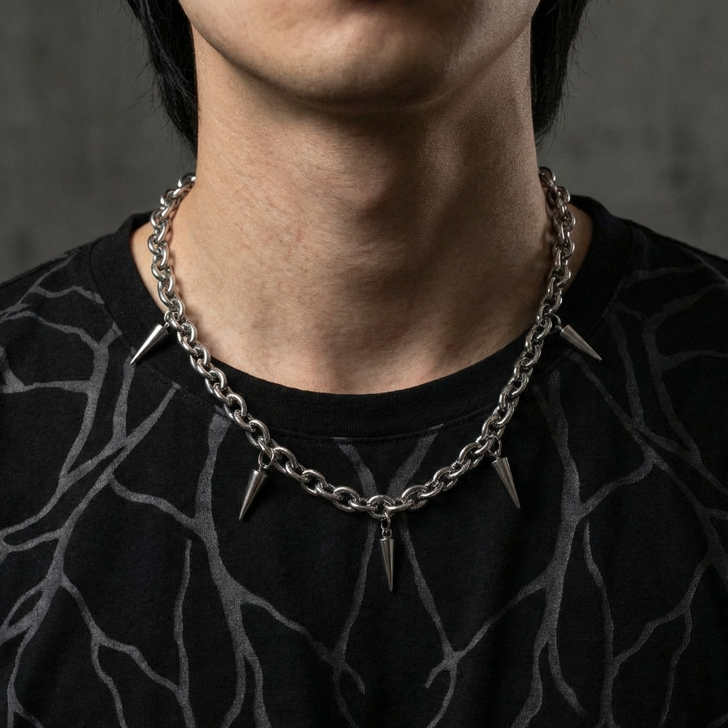 Phantom Gothic Stainless Steel Necklace