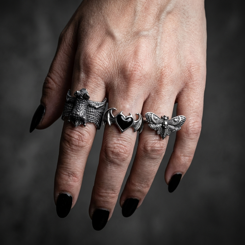 Bat Stainless Steel Ring