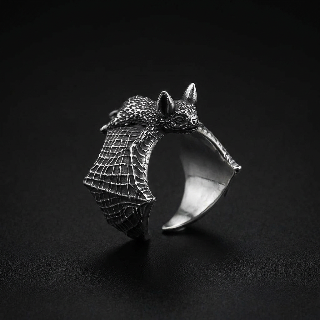 Bat Stainless Steel Ring