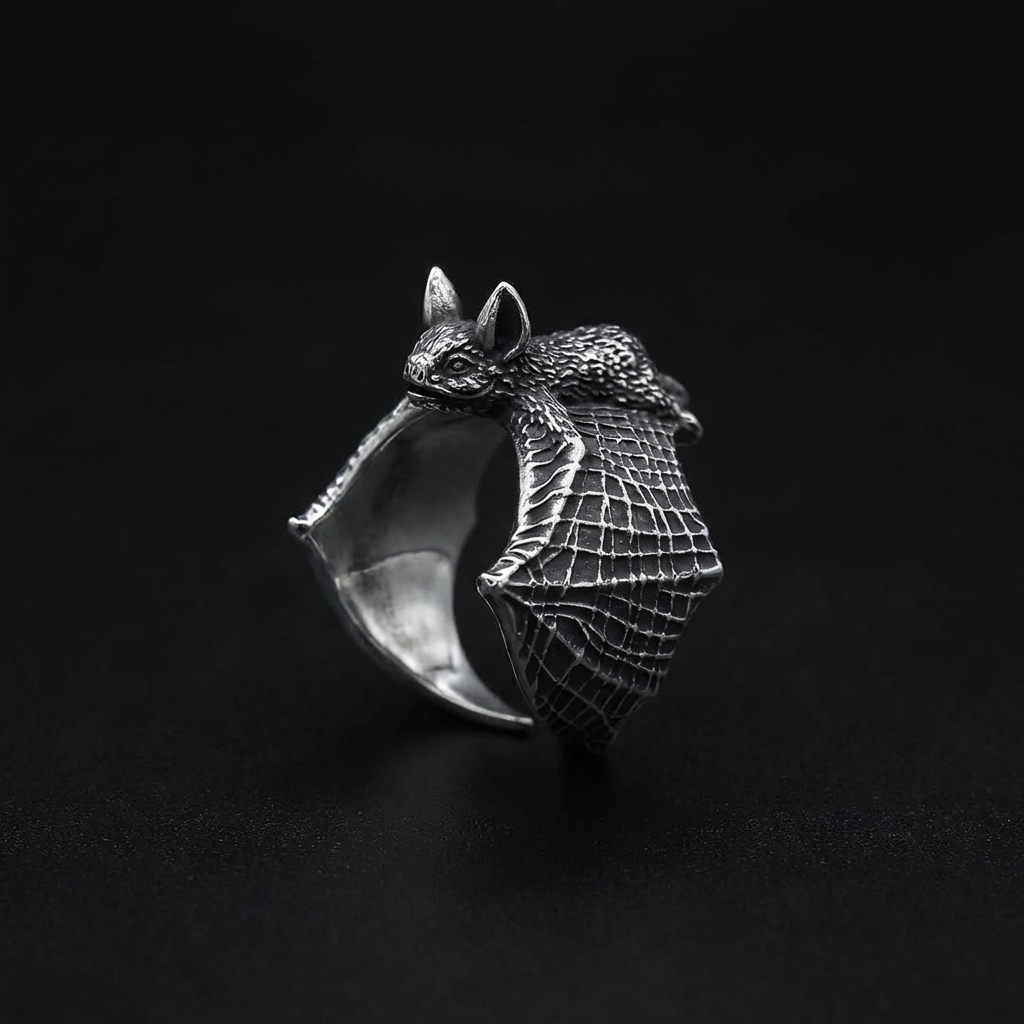Bat Stainless Steel Ring