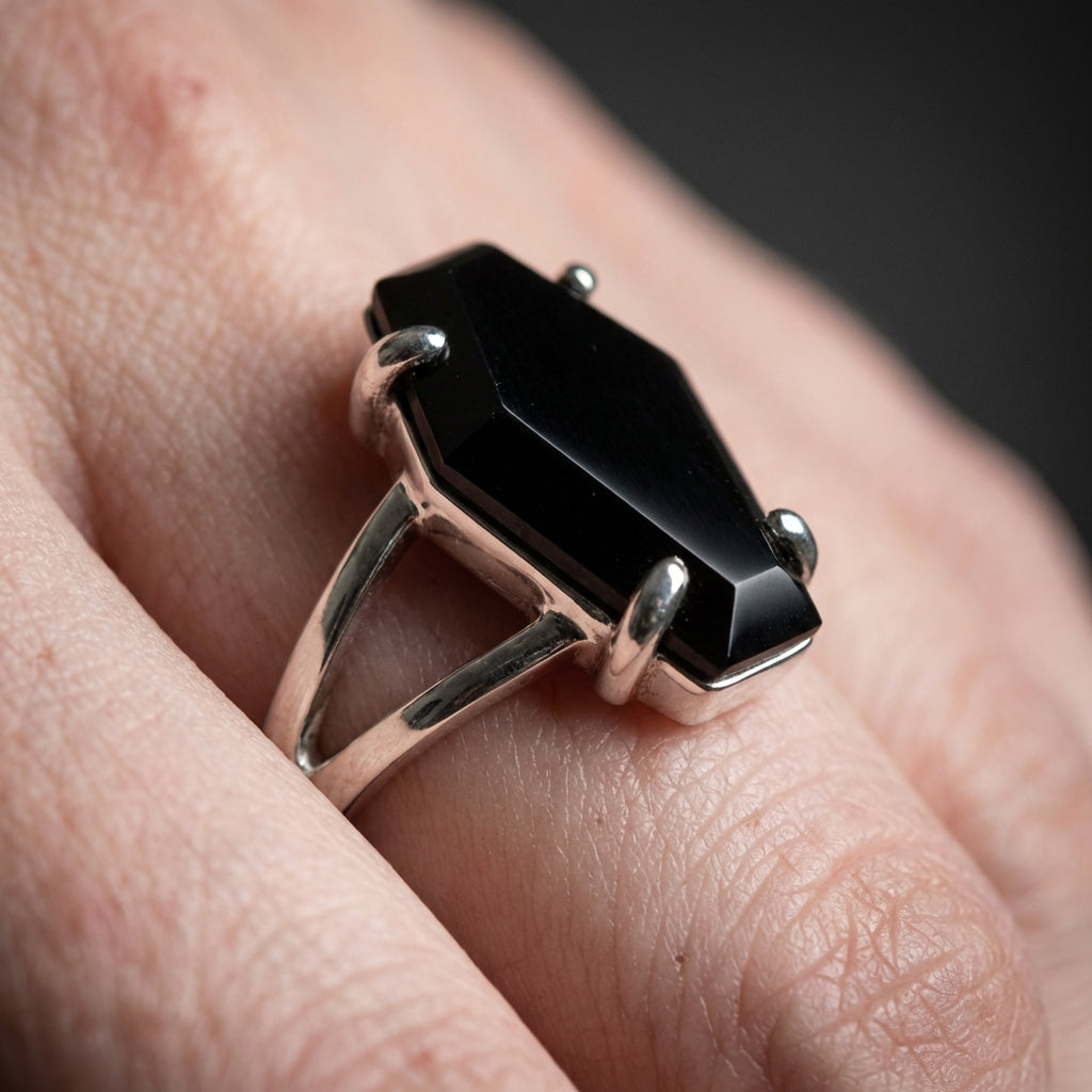 Coffin Stainless Steel Ring