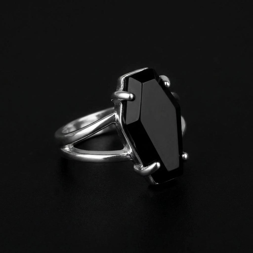 Coffin Stainless Steel Ring