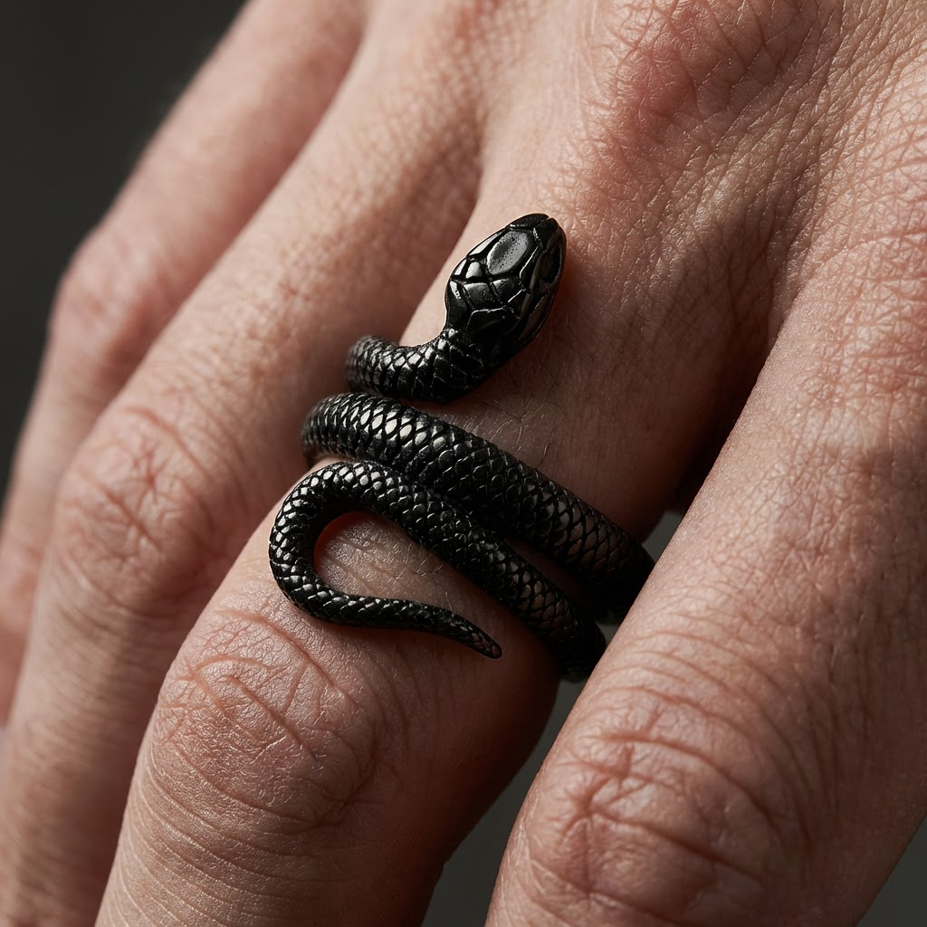 Spitfire Serpent Stainless Steel Ring