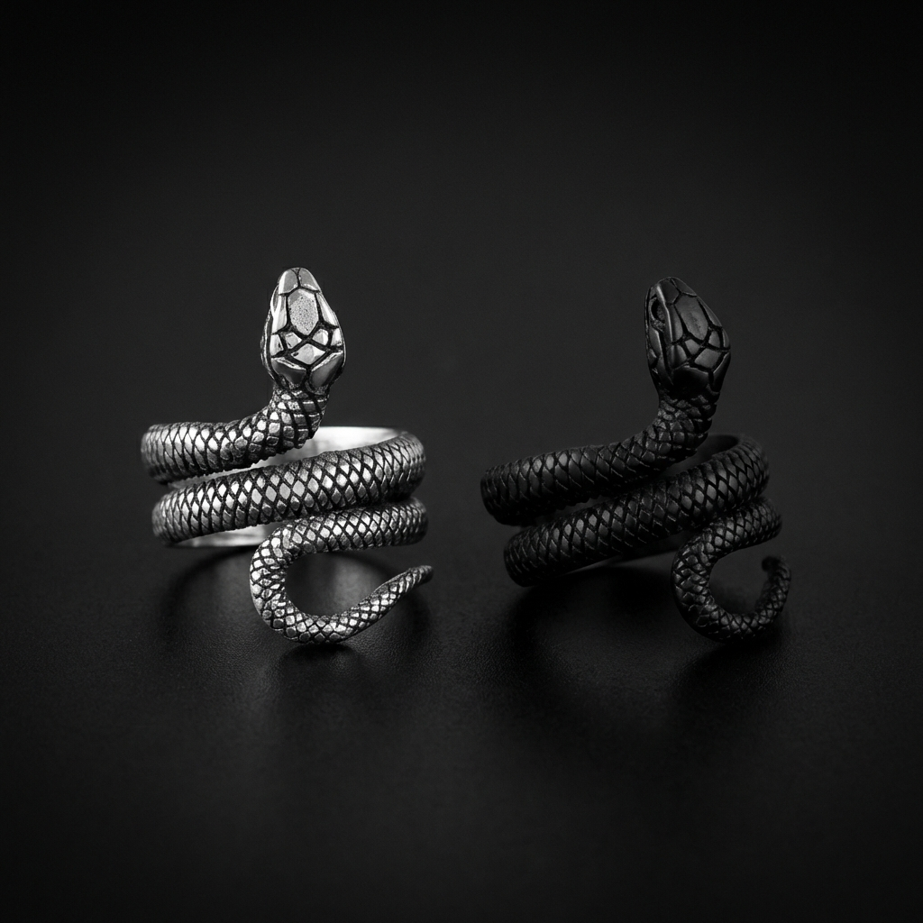 Spitfire Serpent Stainless Steel Ring