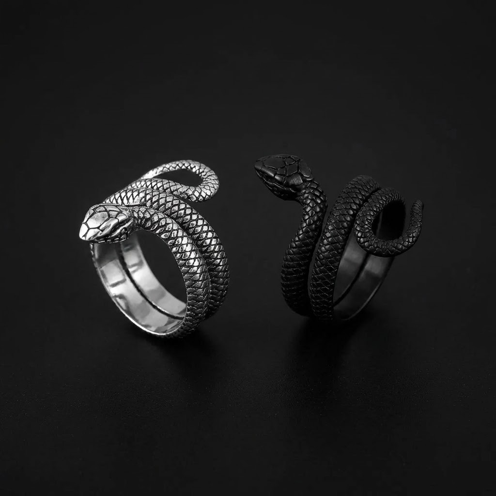 Spitfire Serpent Stainless Steel Ring