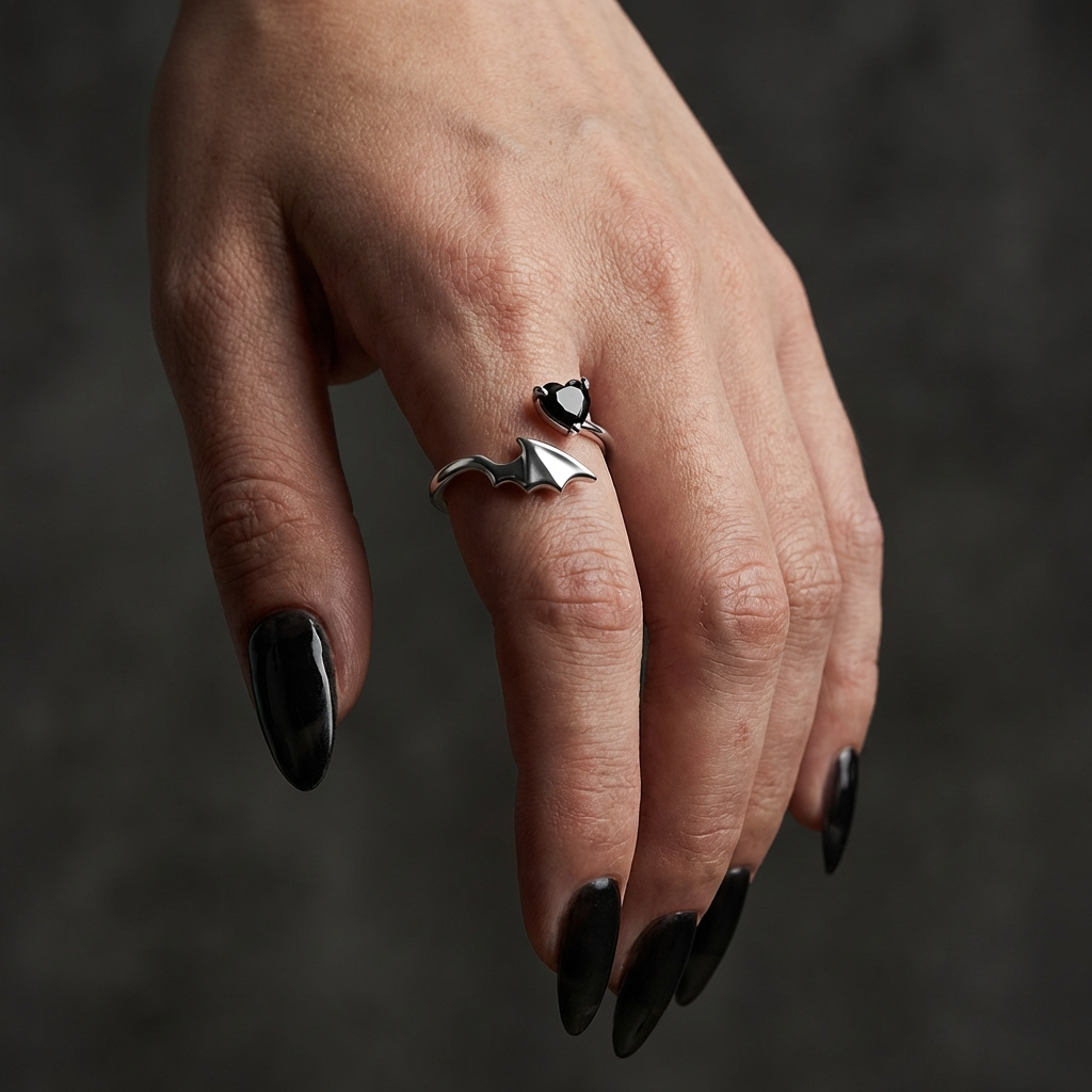 Bat Wing Sterling Silver Ring