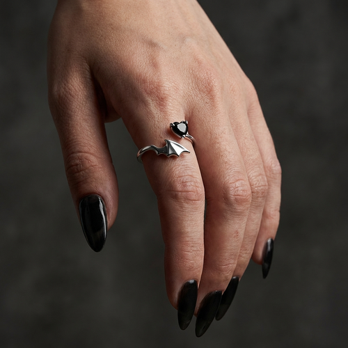 Bat Wing Sterling Silver Ring