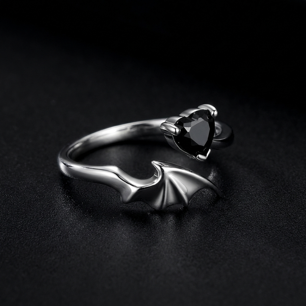 Bat Wing Sterling Silver Ring