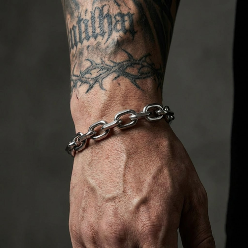 10mm Cable Stainless Steel Bracelet