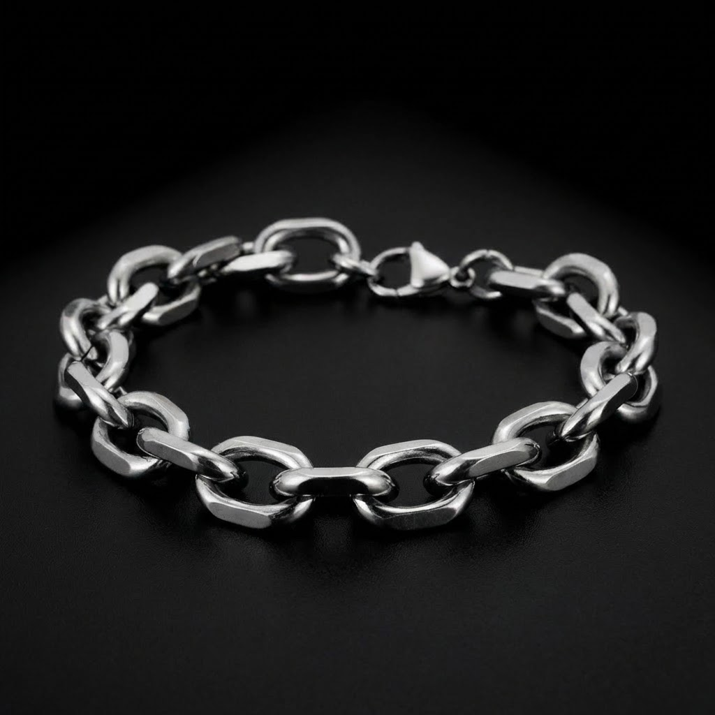 10mm Cable Stainless Steel Bracelet