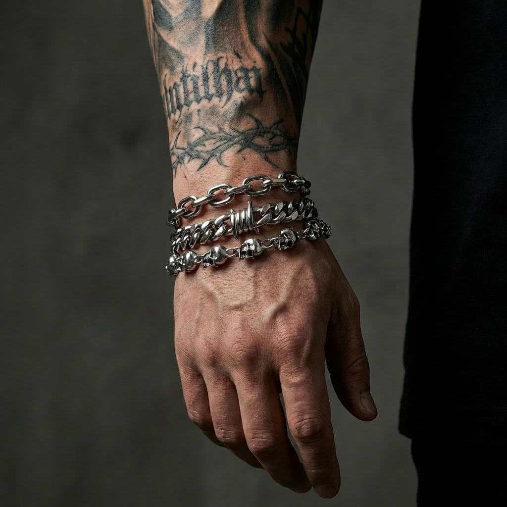 10mm Cable Stainless Steel Bracelet