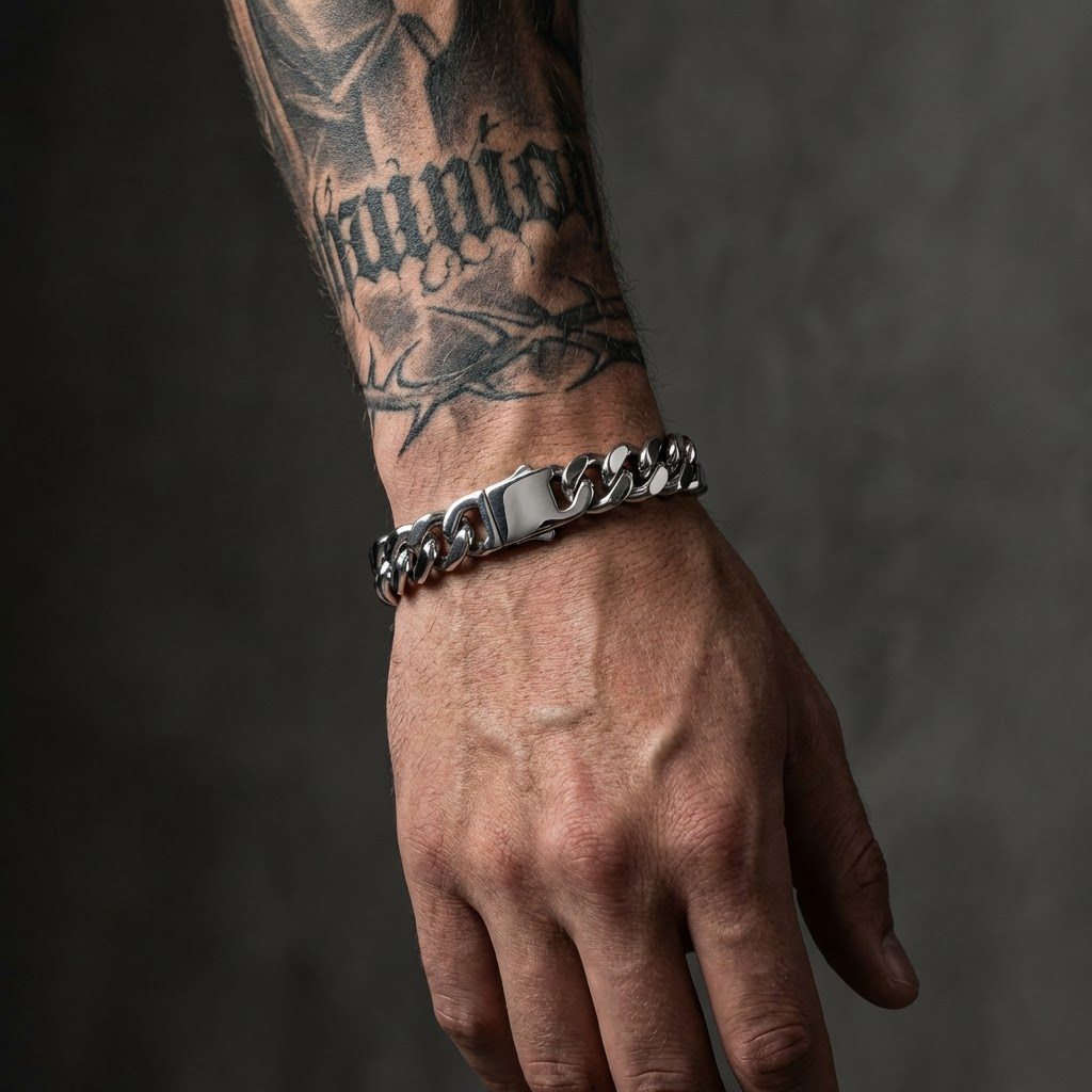 10mm Cuban Link Stainless Steel Bracelet