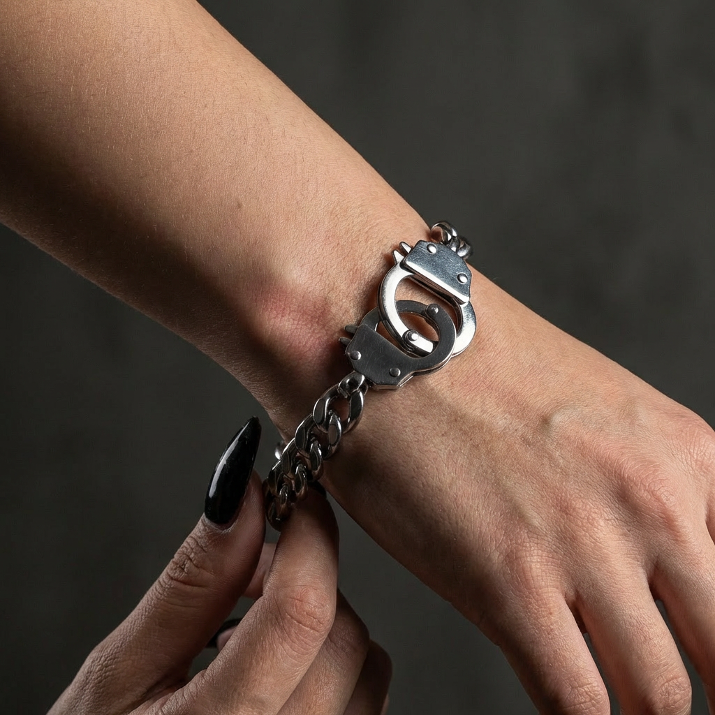 Handcuff Stainless Steel Bracelet