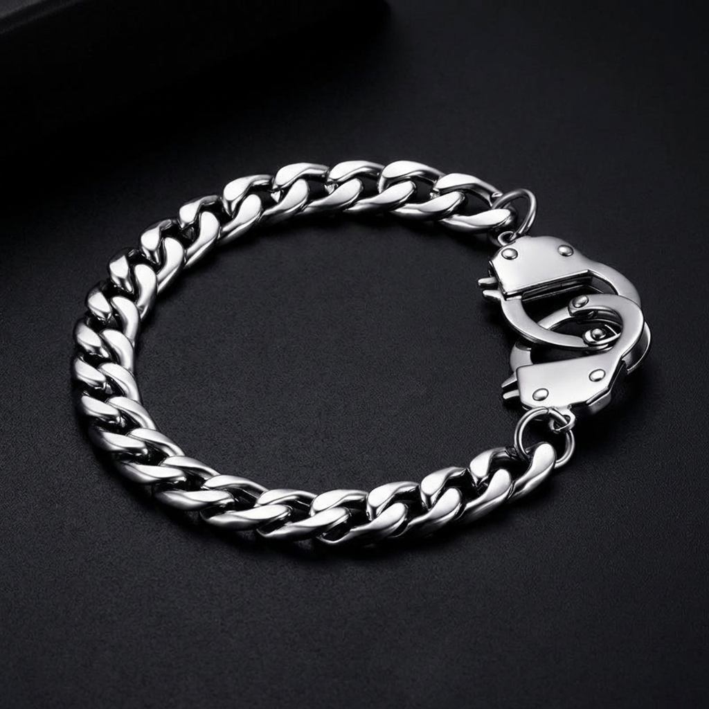 Handcuff Stainless Steel Bracelet