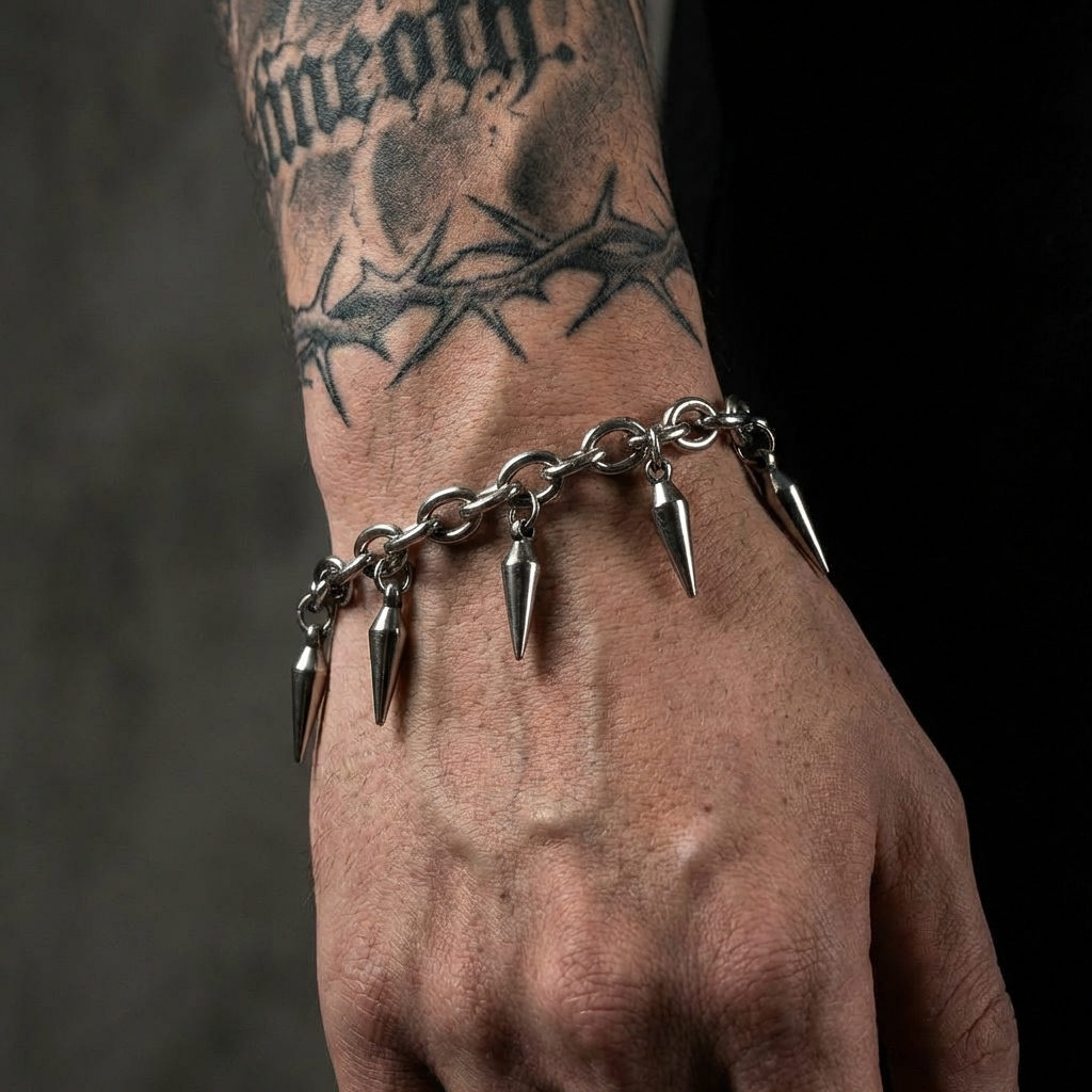 Phantom Gothic Stainless Steel Bracelet