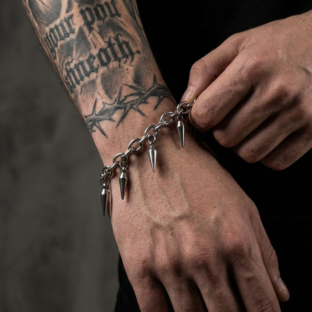 Phantom Gothic Stainless Steel Bracelet