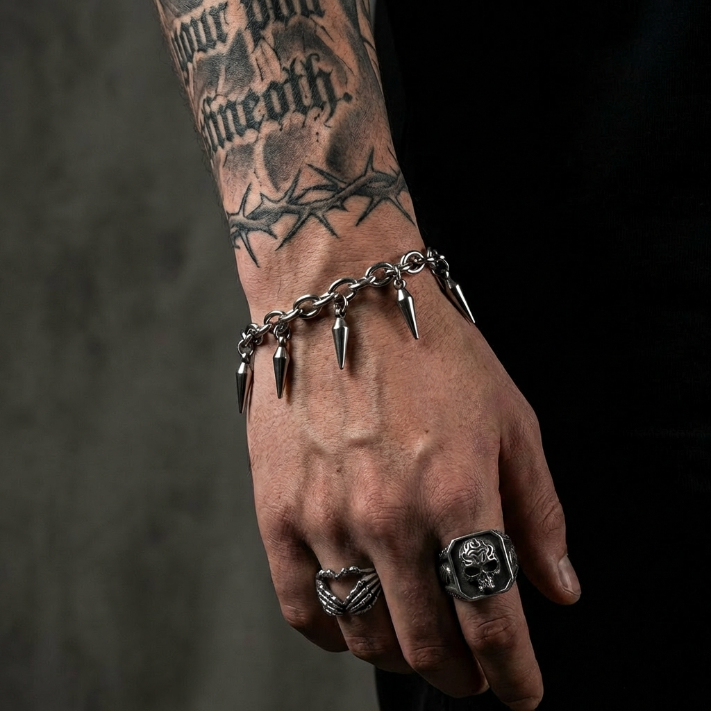 Phantom Gothic Stainless Steel Bracelet