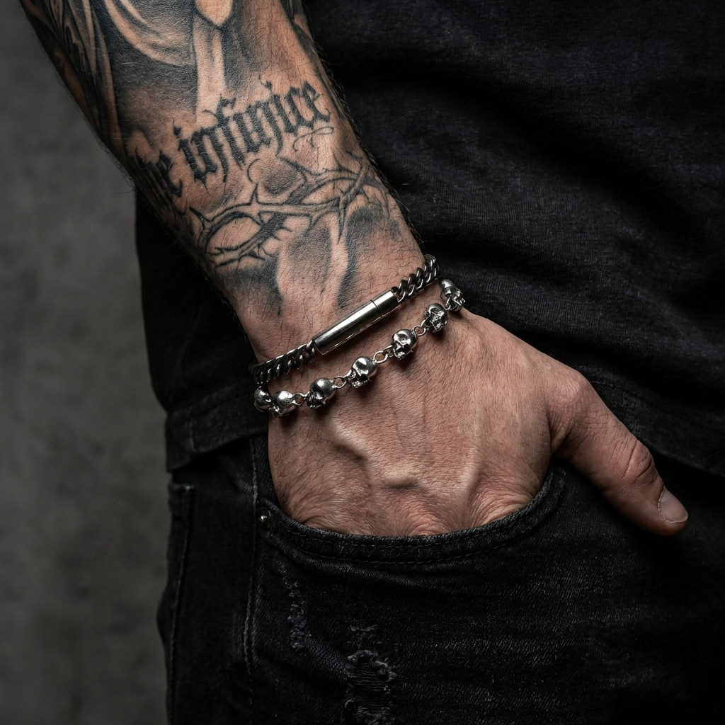 Chain Link Stainless Steel Bracelet