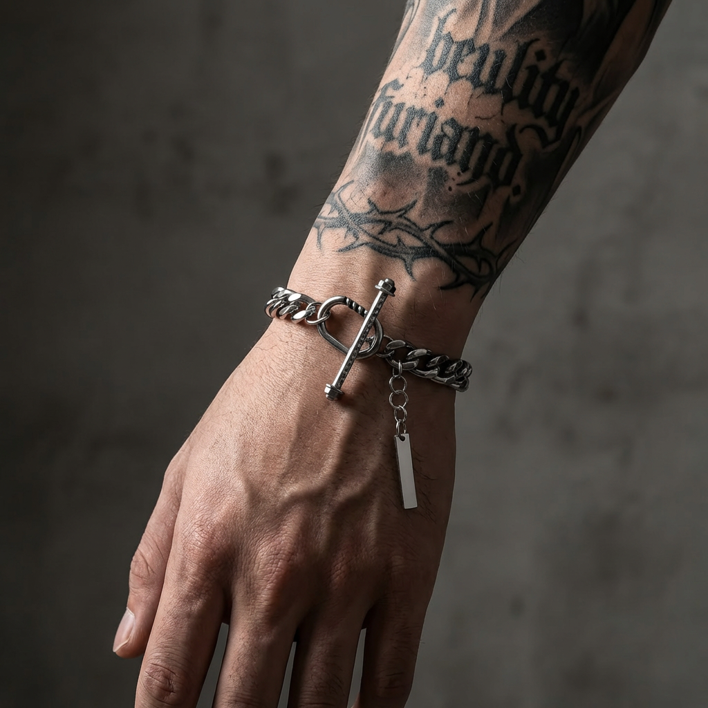 Reaper Gothic Stainless Steel Bracelet
