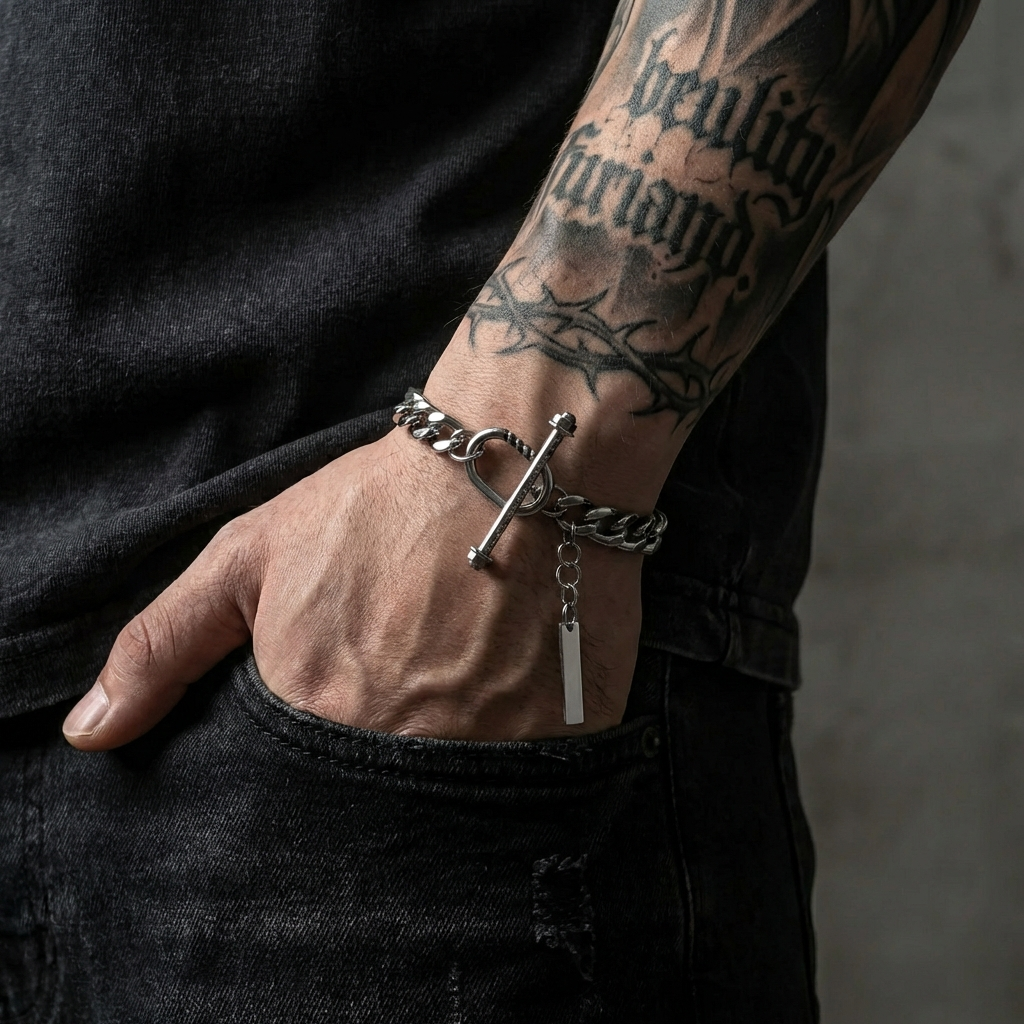 Reaper Gothic Stainless Steel Bracelet