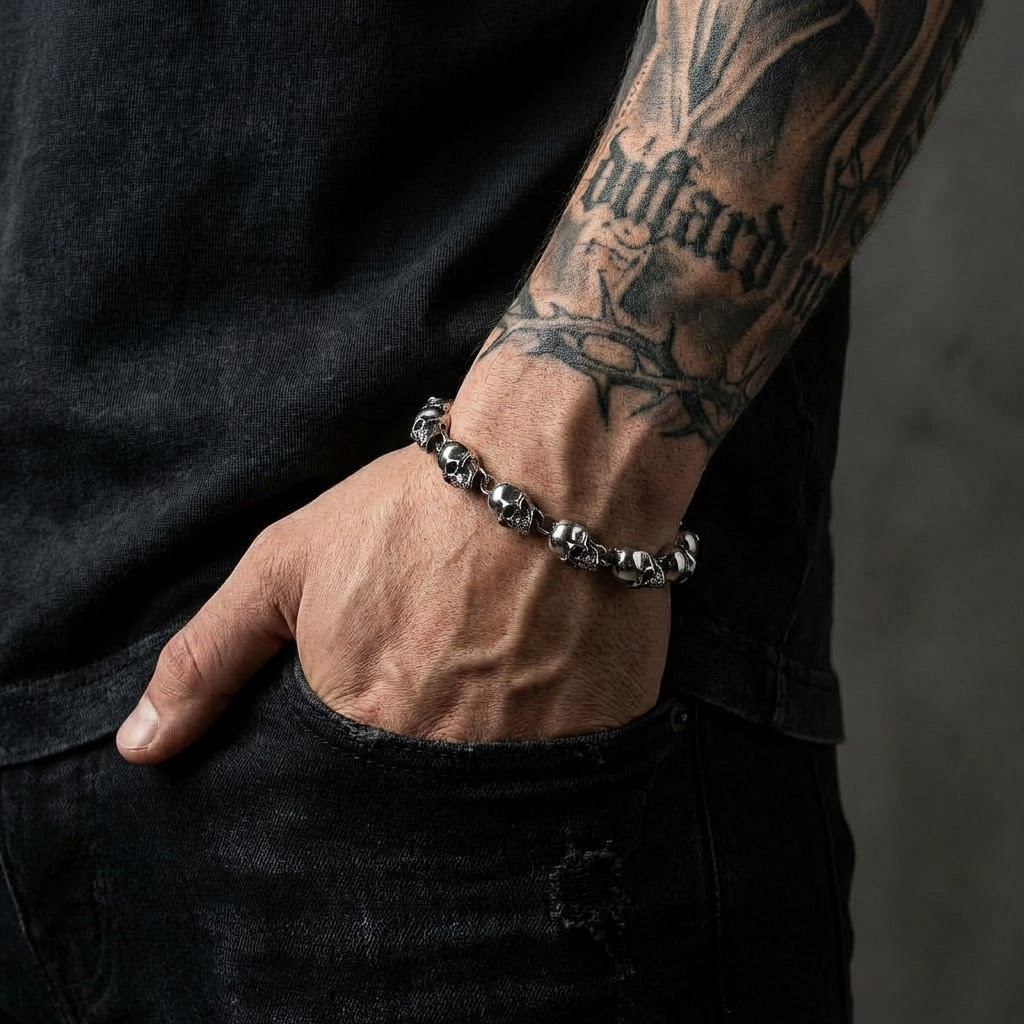 Bone Stainless Steel Bracelet