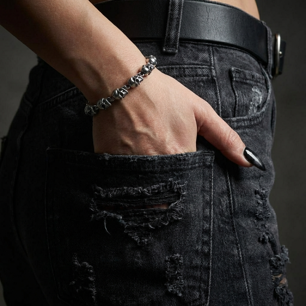Bone Stainless Steel Bracelet