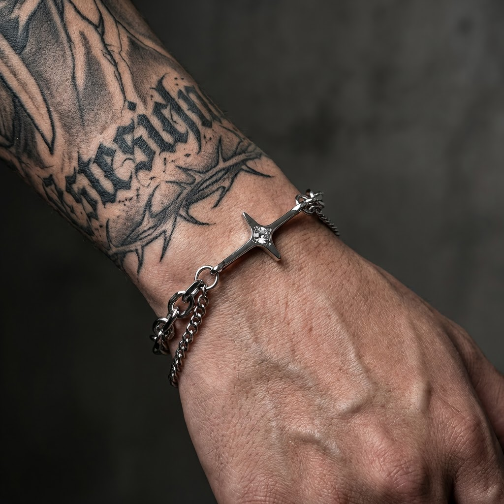 Templar Stainless Steel Bracelet