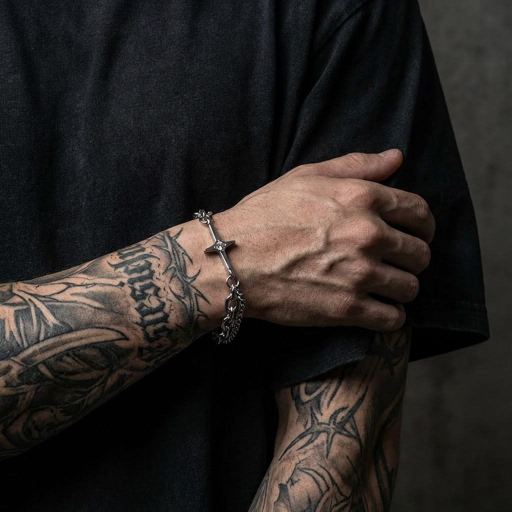 Templar Stainless Steel Bracelet