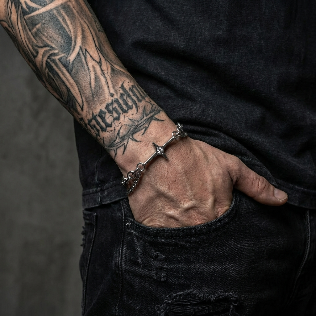 Templar Stainless Steel Bracelet