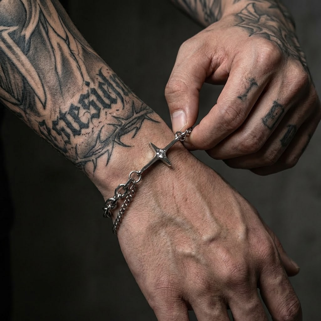 Templar Stainless Steel Bracelet