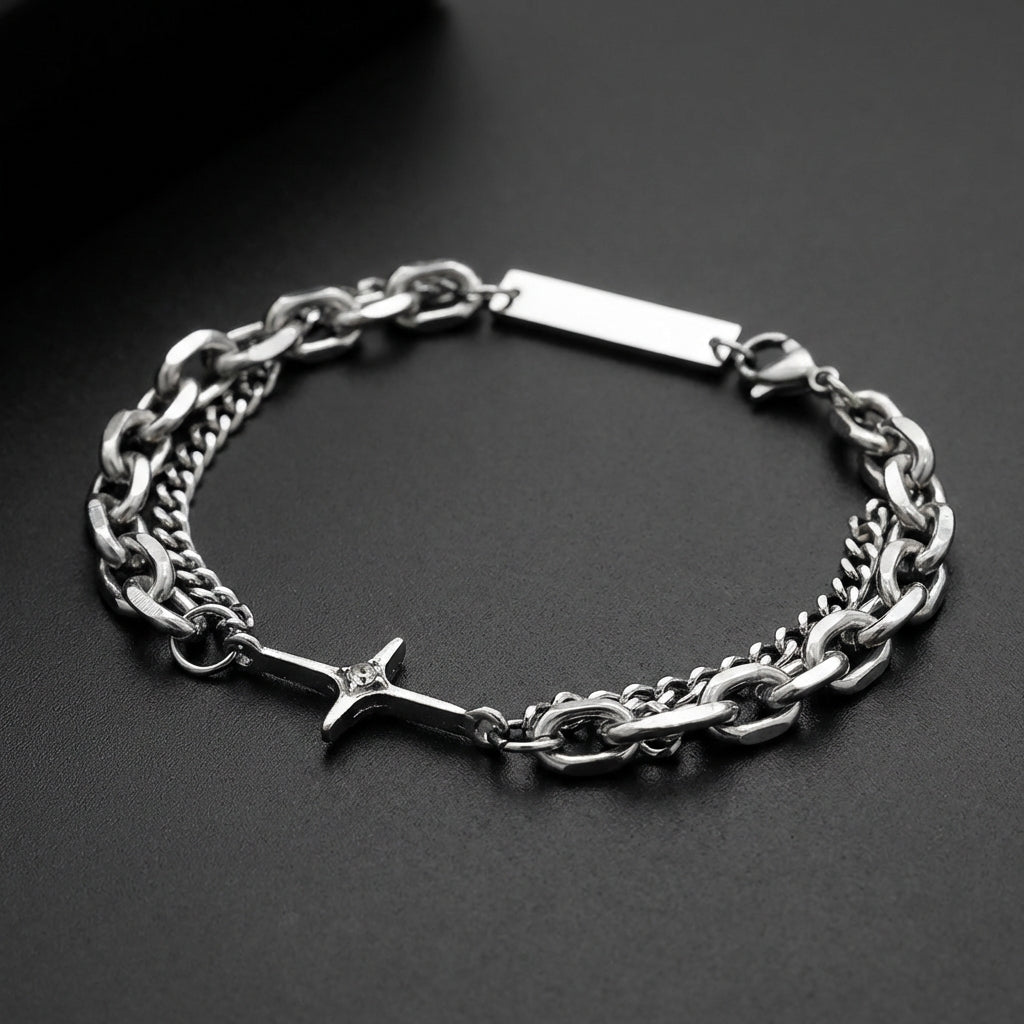 Templar Stainless Steel Bracelet