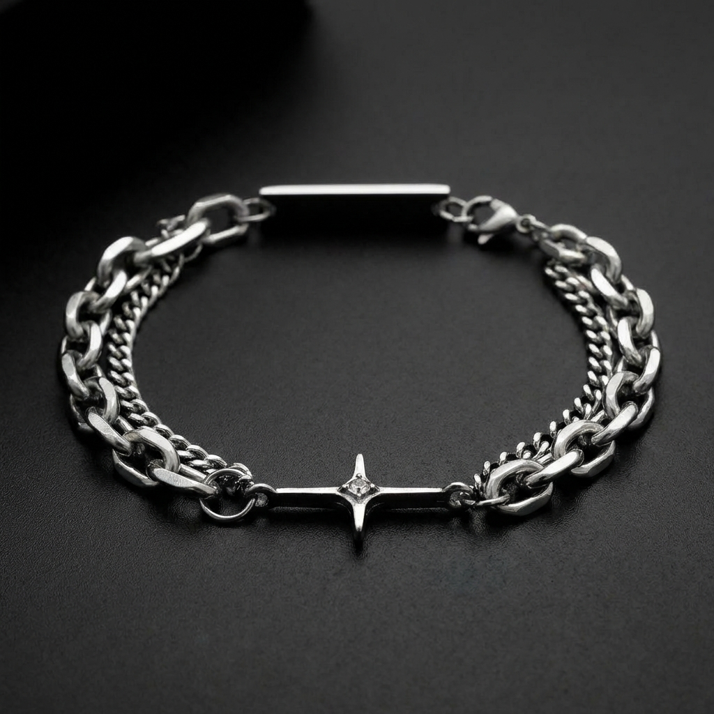 Templar Stainless Steel Bracelet