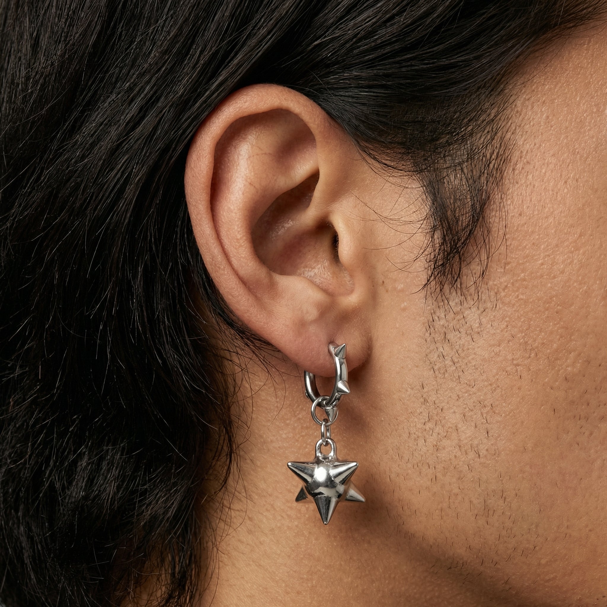 Mace Stainless Steel Earrings