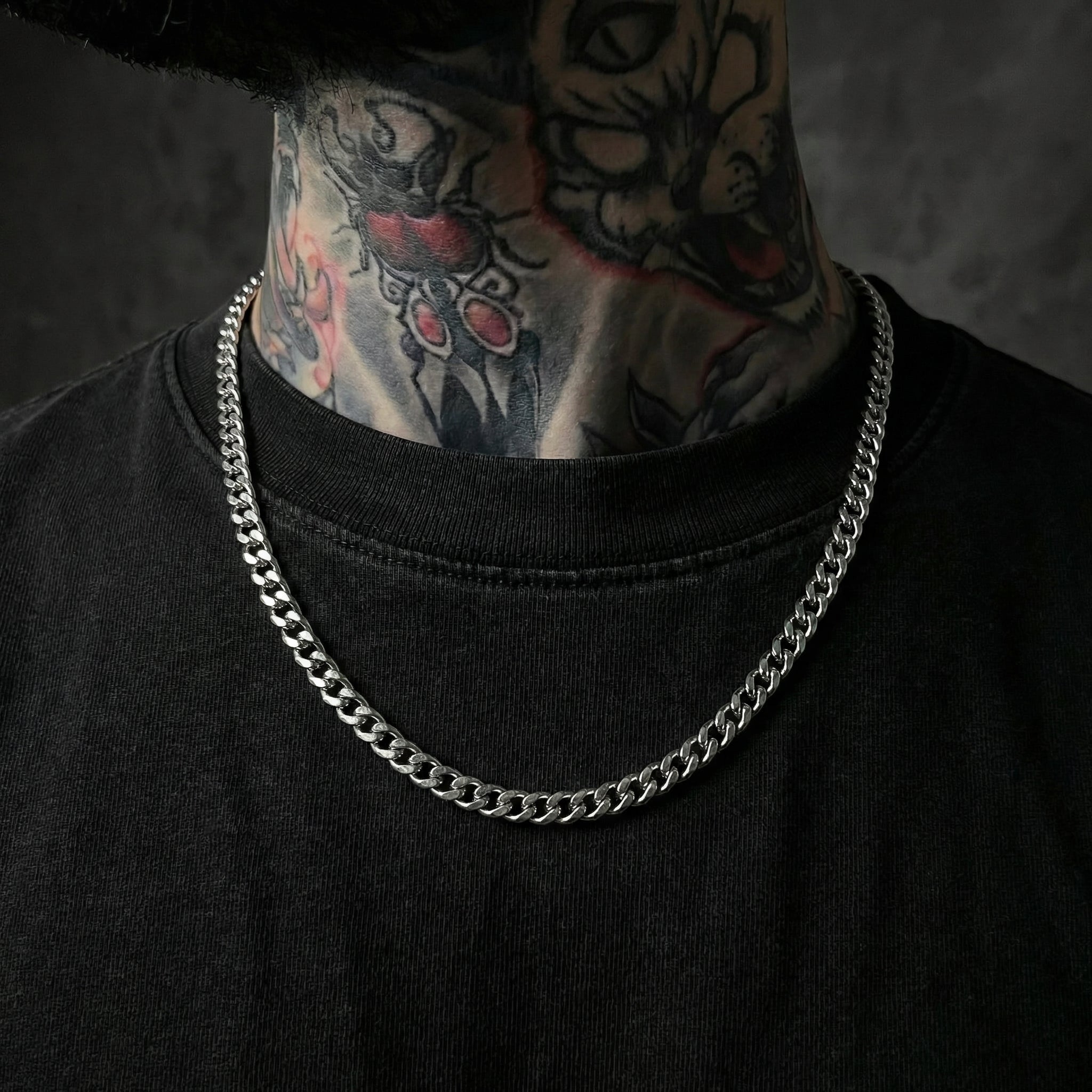 6mm Cuban Link Stainless Steel Chain
