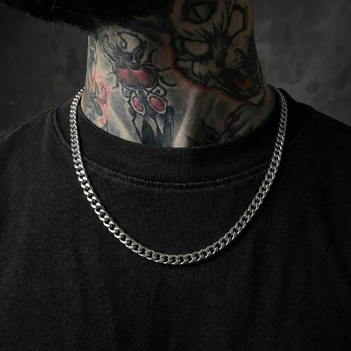 6mm Cuban Link Stainless Steel Chain