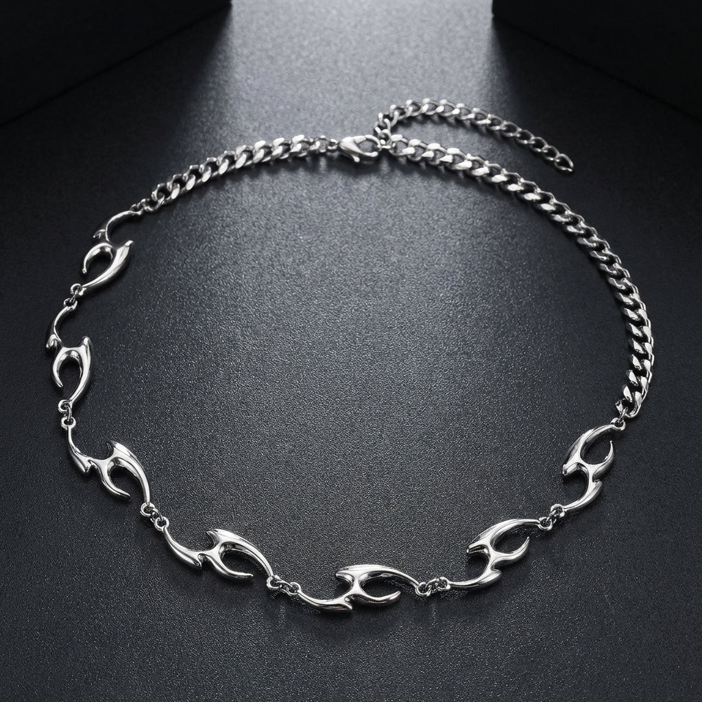 Lacerate Stainless Steel Necklace