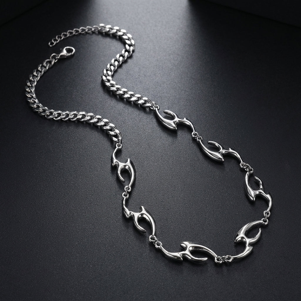 Lacerate Stainless Steel Necklace
