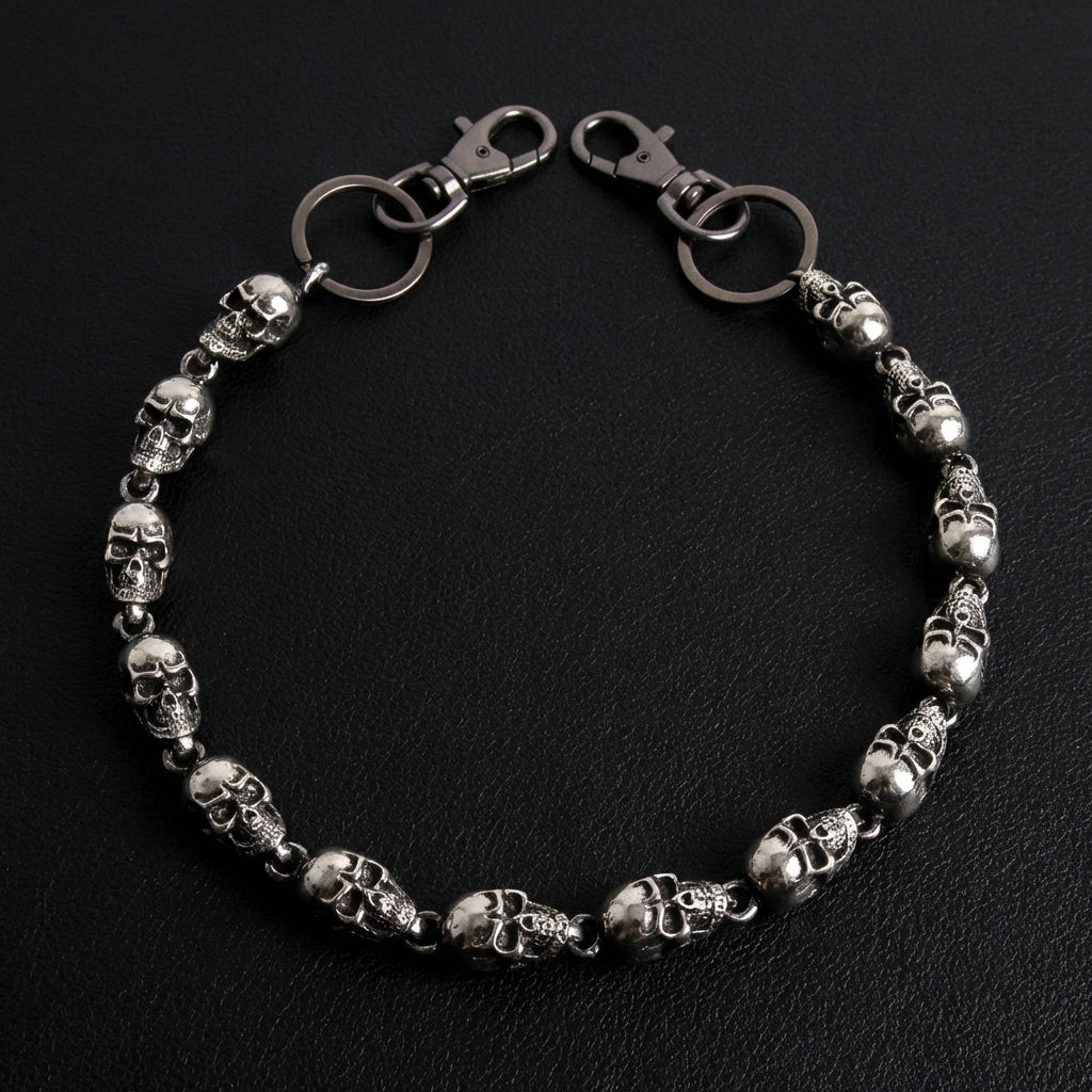 Skull Stainless Steel Belt Chain