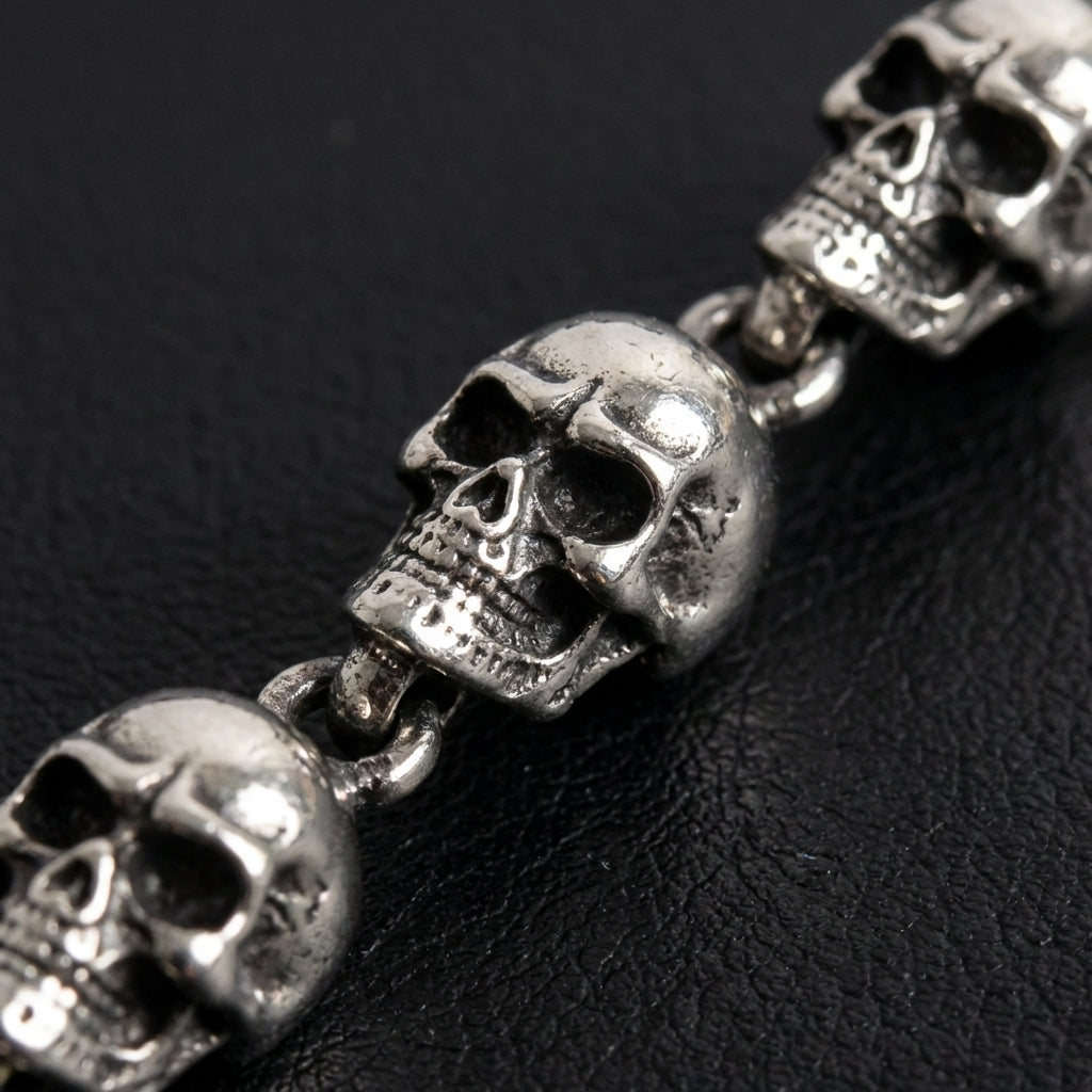 Skull Stainless Steel Belt Chain