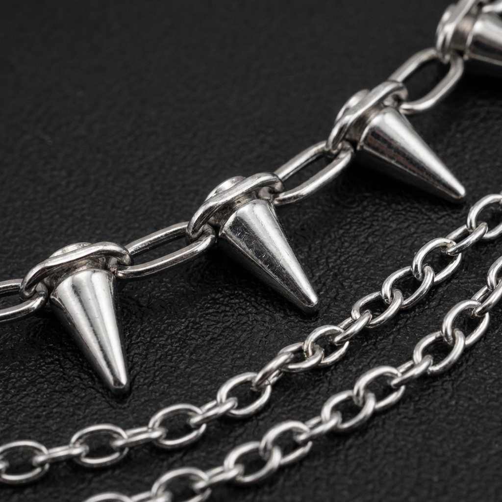 Spike Stainless Steel Belt Chain