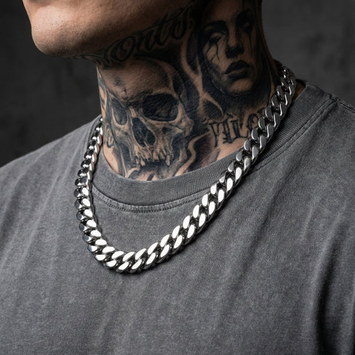 12mm Cuban Link Stainless Steel Chain