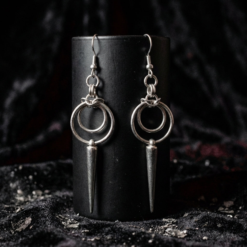 Chainmail Stainless Steel Earrings