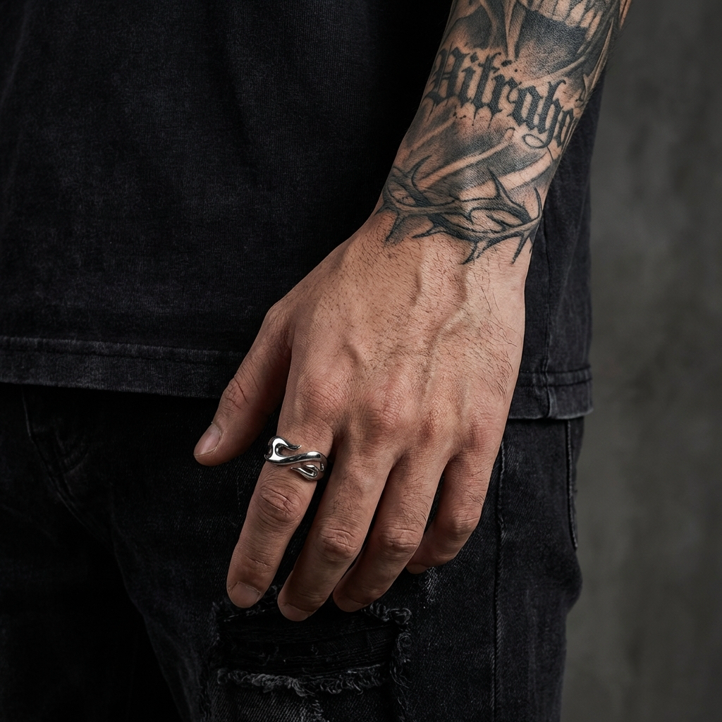 Scorch Stainless Steel Ring
