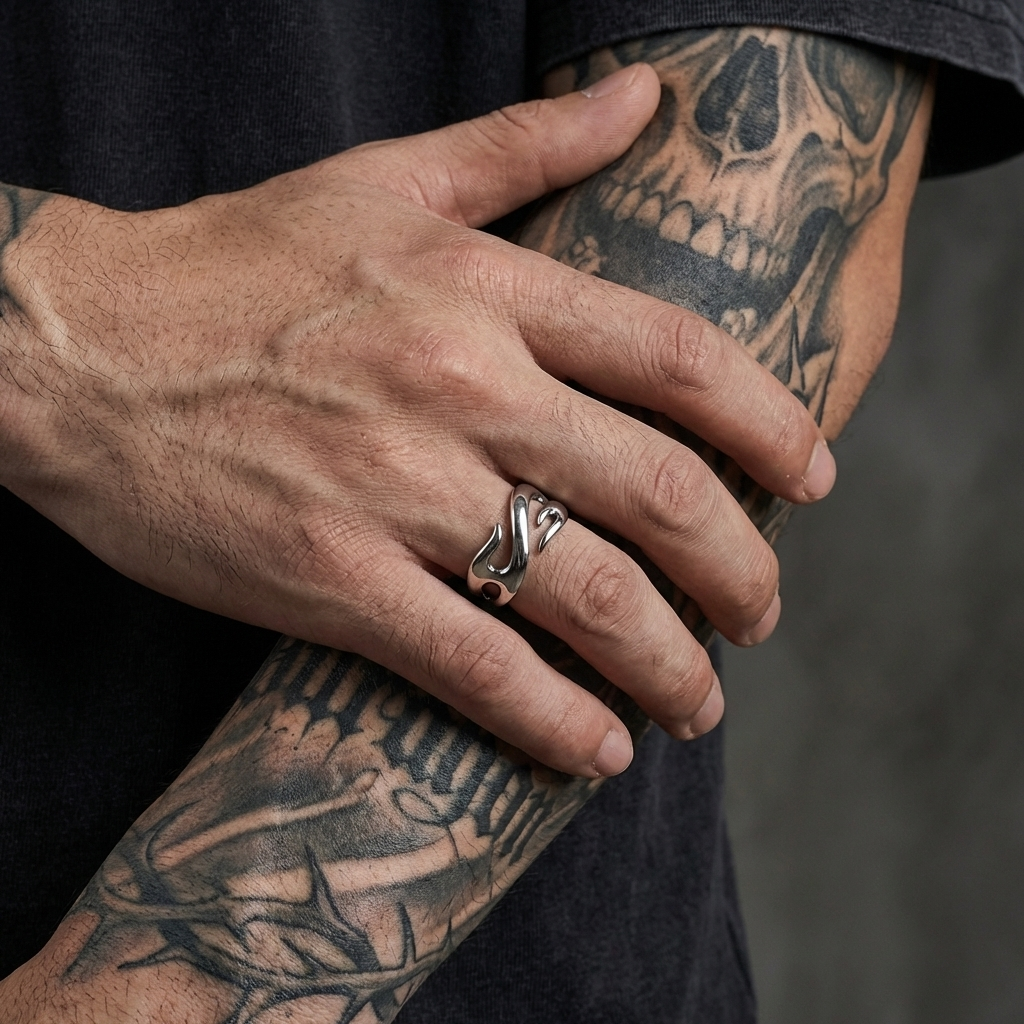 Scorch Stainless Steel Ring