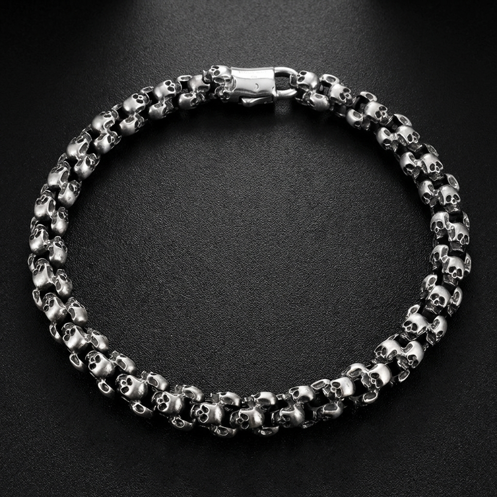 Deathrow Stainless Steel Jewelry Set