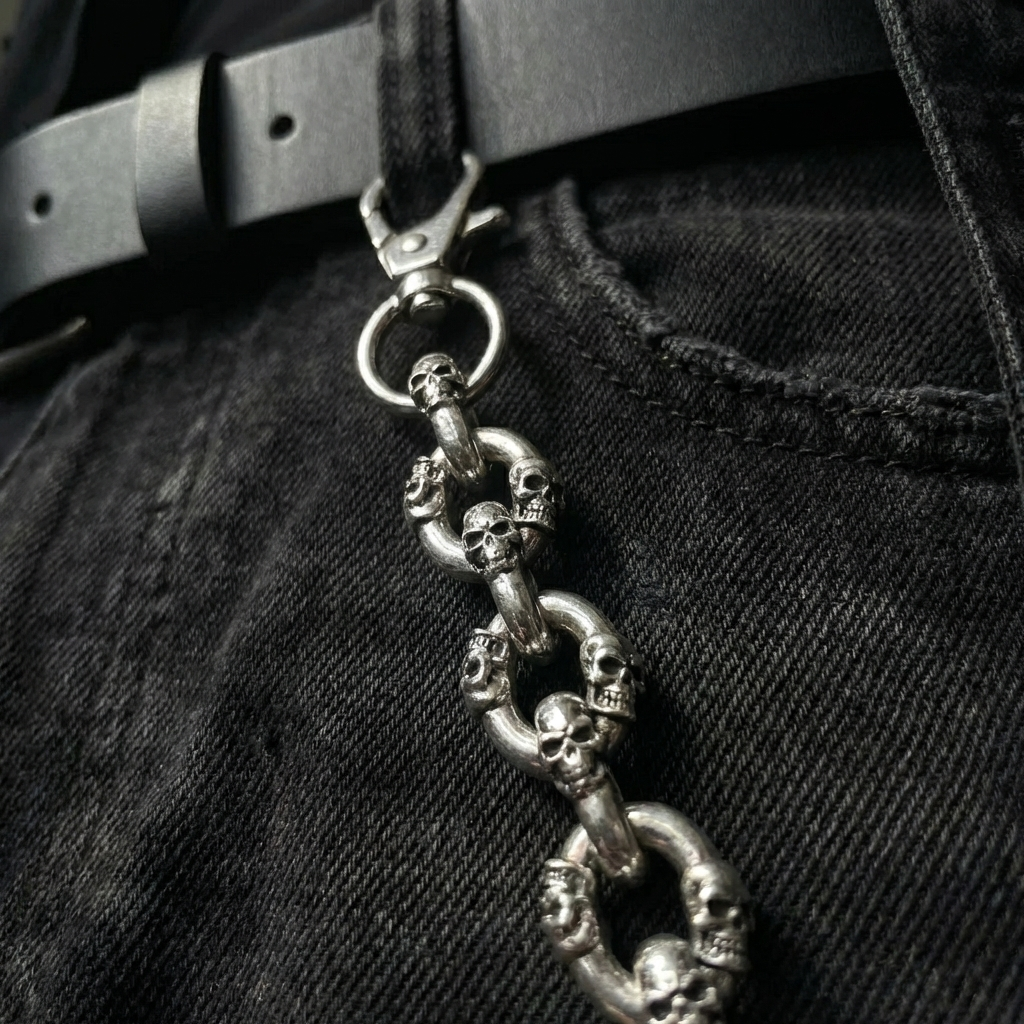 Deadweight Stainless Steel Belt Chain